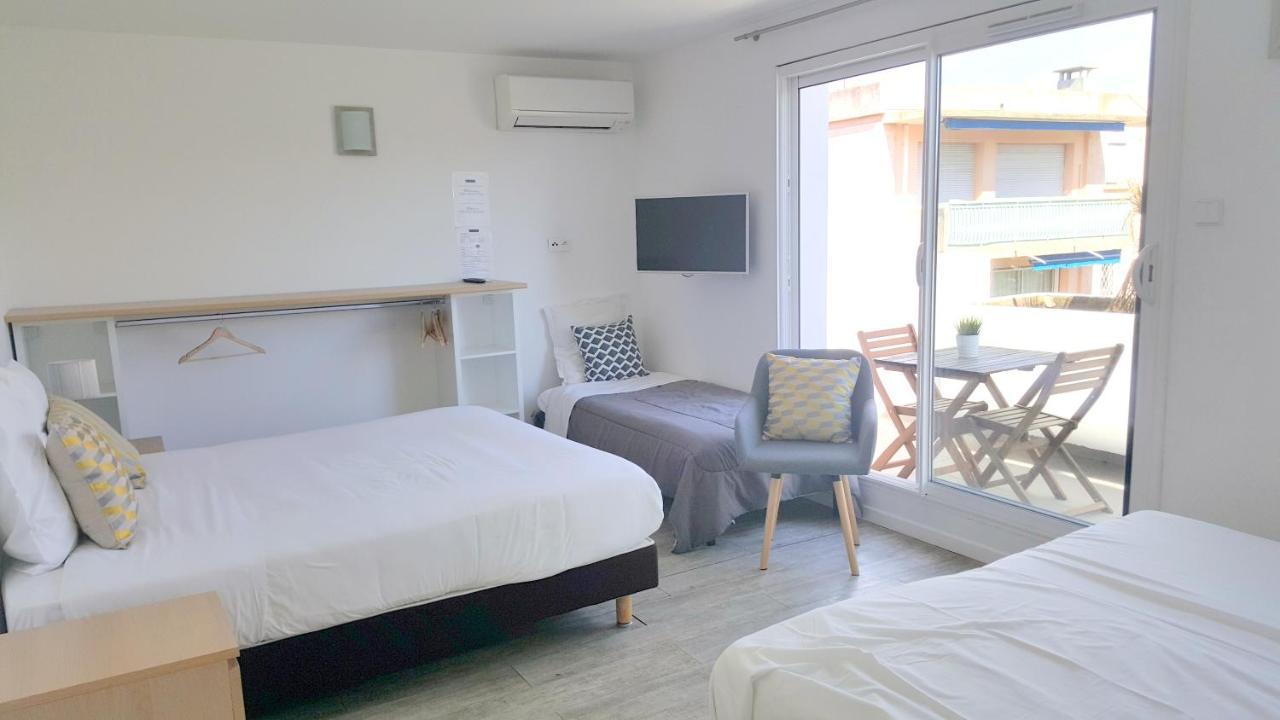 Hotel Sable Et Soleil - Port, Plage Et Jacuzzi Prive Fréjus Buitenkant foto