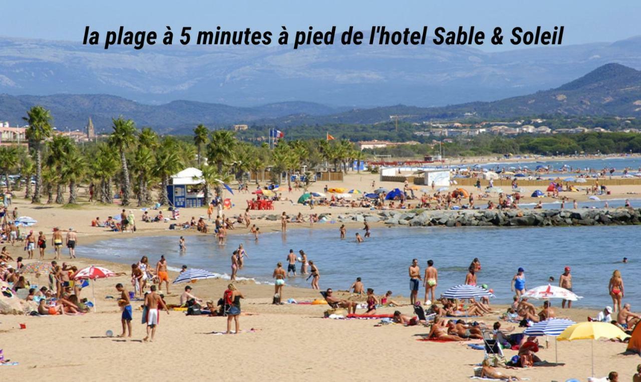 Hotel Sable Et Soleil - Port, Plage Et Jacuzzi Prive Fréjus Buitenkant foto